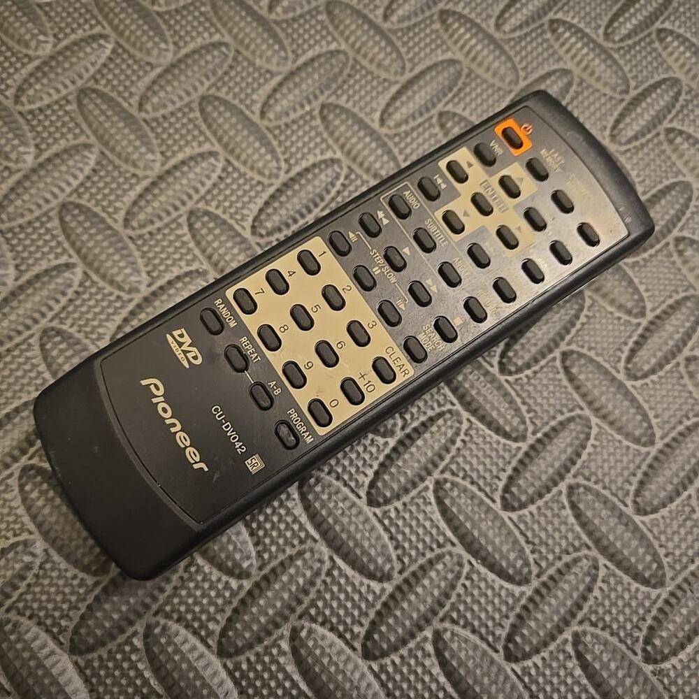 Pioneer CU-DV042 DVD Player Remote Control Tested Working